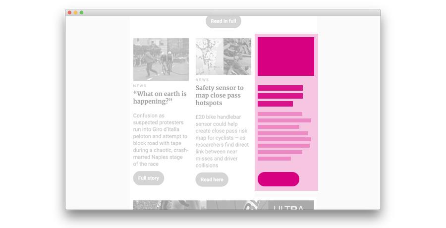 Sponsored newsletter post